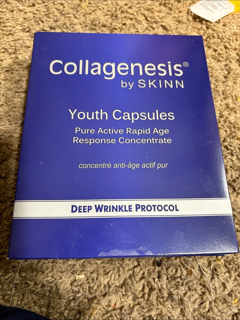 SKINN Collagenesis Youth Capsules - Blue Presentation